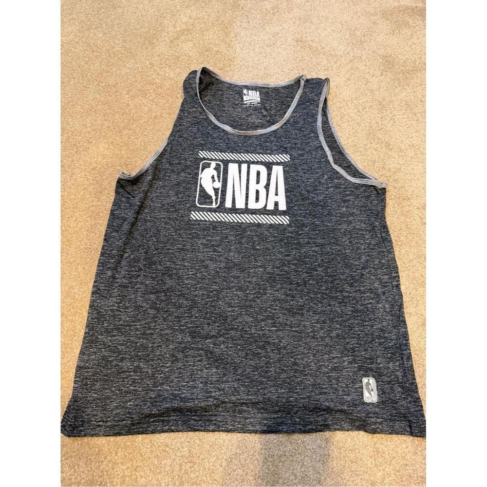 Men's Dark Gray NBA Tank Shirt Size XL